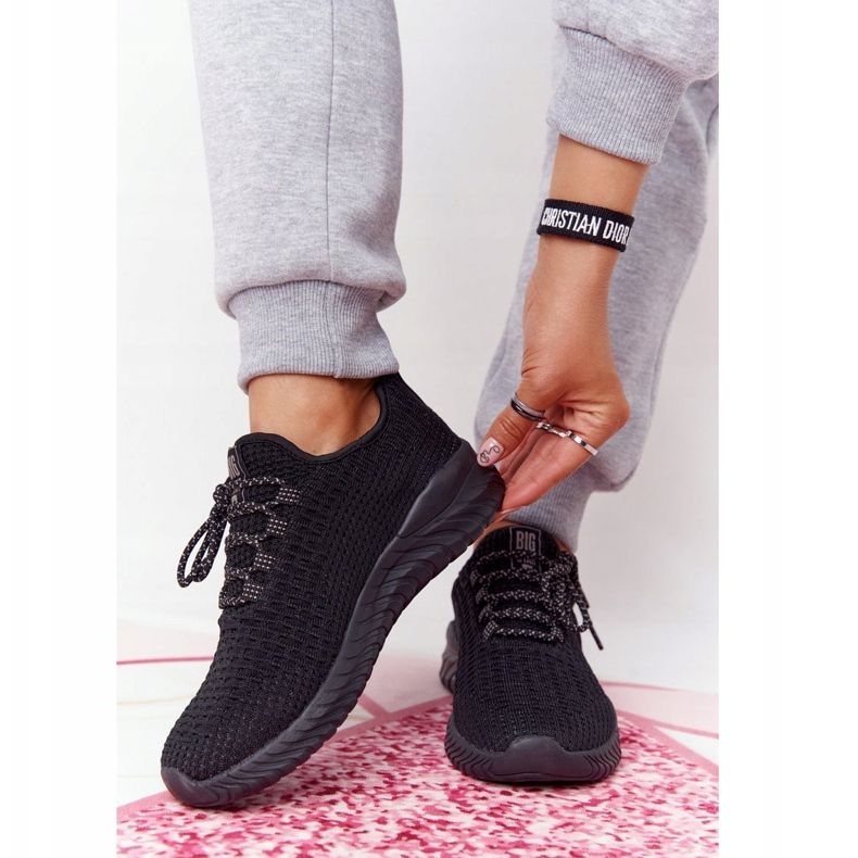 Încălțăminte sport de damă Memory Foam Big Star HH274298 Negru 2