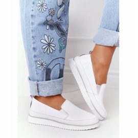 Adidași de damă Slip-On S.Barski White alb 2