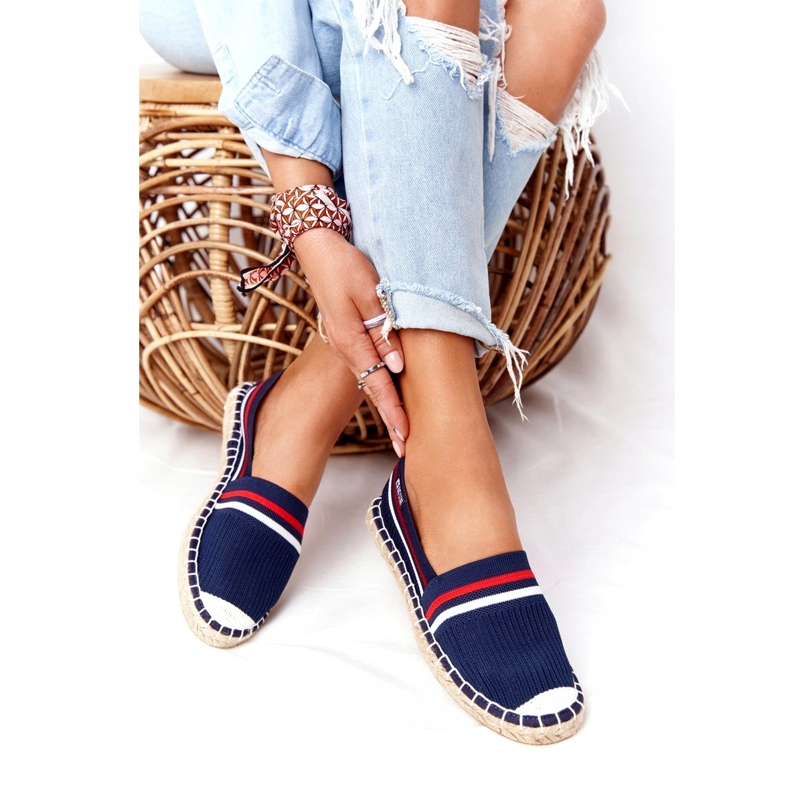 Femei Espadrilles Big Star HH274483 Navy Blue albastru 1