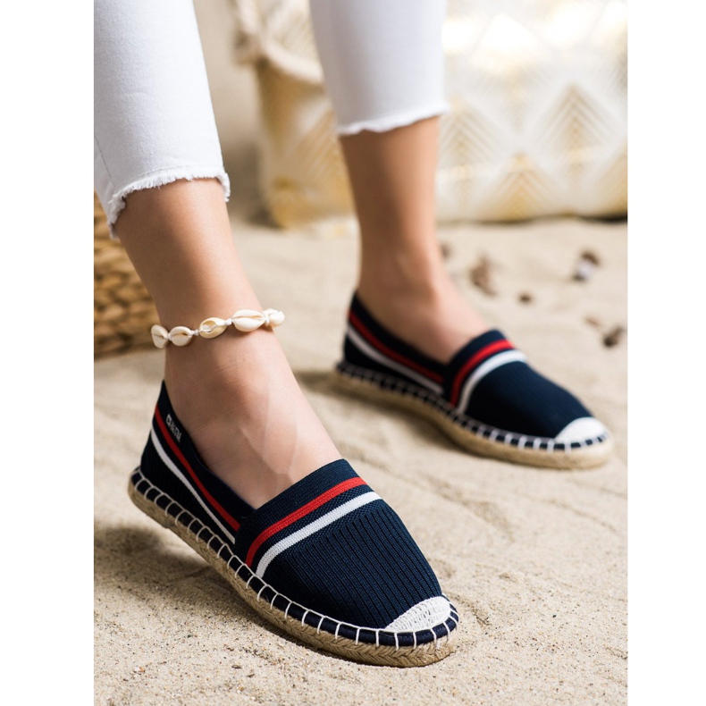 Femei Espadrilles Big Star HH274483 Navy Blue albastru 5