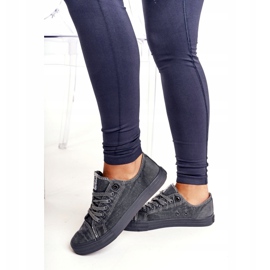 Adidași pentru femei Big Star Grey DD274440 gri 2