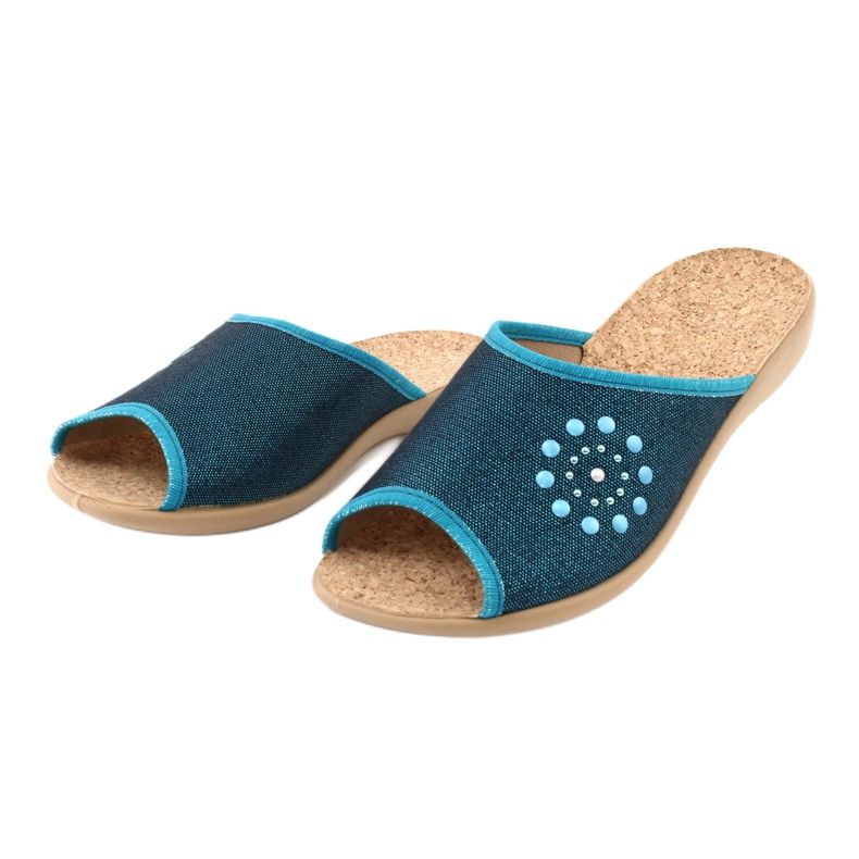 Pantofi de damă Befado pu 254D105 albastru albastru 3