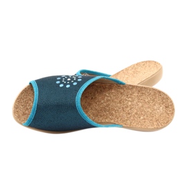 Pantofi de damă Befado pu 254D105 albastru albastru 5