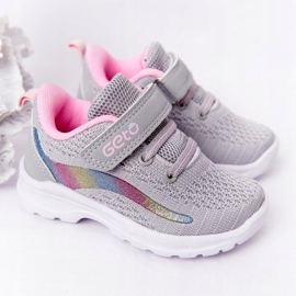 Încălțăminte sport pentru copii Adidași Gri Ready Go! roz multicolor 1
