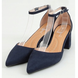Pantofi deschisi bleumarin 7584 Albastru albastru marin 3