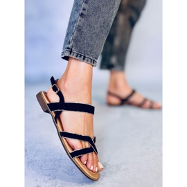 Sandale negre pentru femei H8-177 Negre negru 2