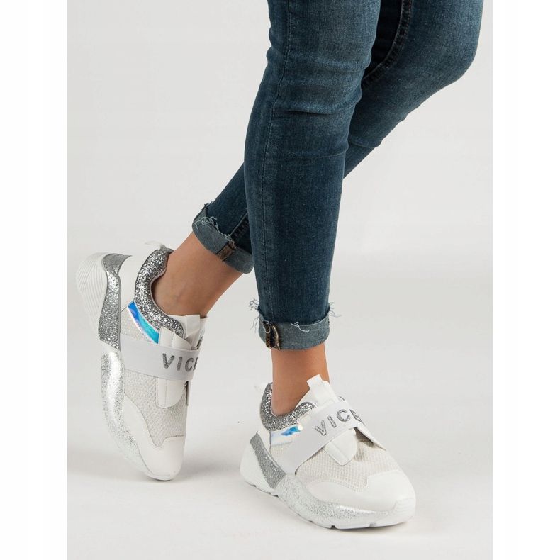 Vices Pantofi sport VICE Slip-On alb 1