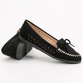 Seastar Mocasini ajurati negri negru 1