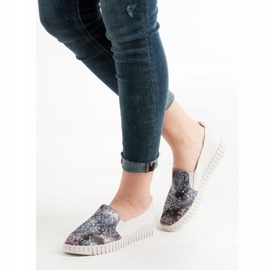 Vices Sliponii cu model alb multicolor 6