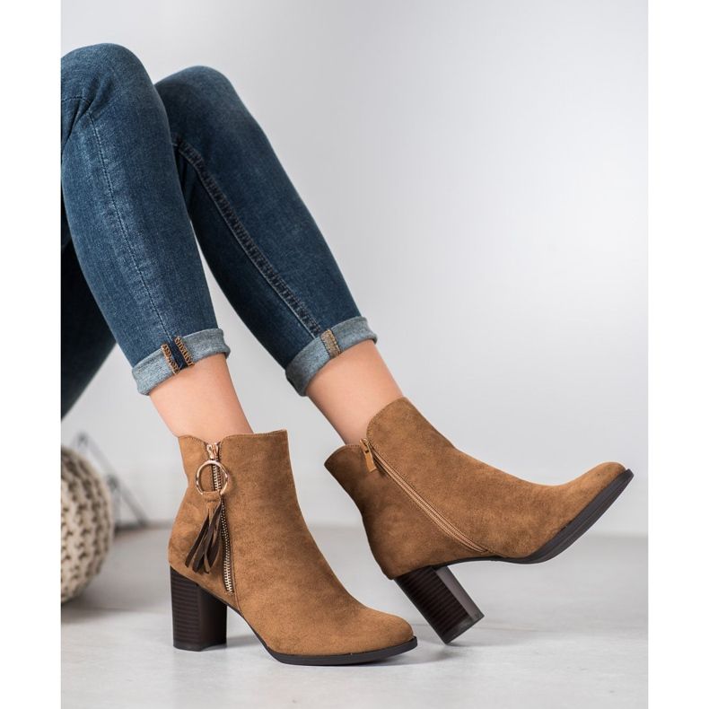 Filippo Cizme din piele de căprioară elegante maro 2 Filippo Cizme din piele de căprioară elegante maro 2