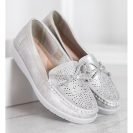 SHELOVET Mocasini confortabili gri 2