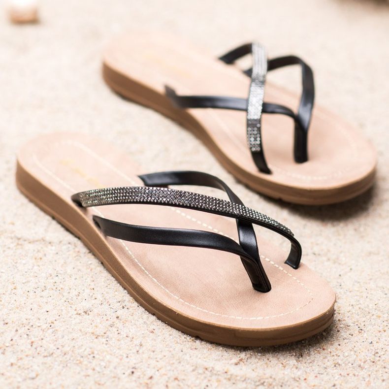 Sea Elves Flip-flops negre elegante negru 1