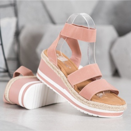 Weide Pene slip-on cu o bandă elastică roz 1