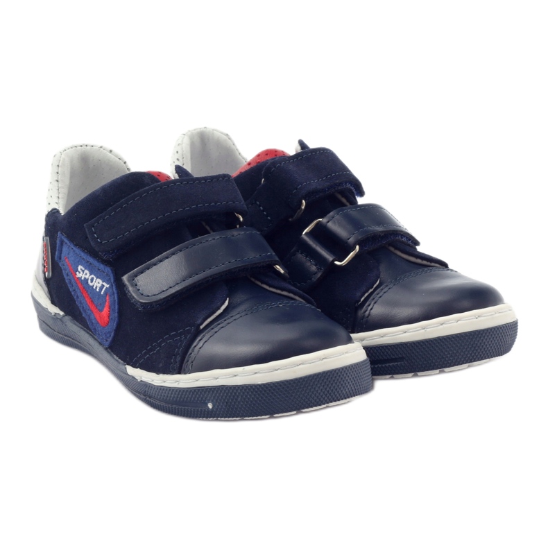 Pantofi sport pentru băieți Zarro 85/02 gr alb roșu multicolor 4