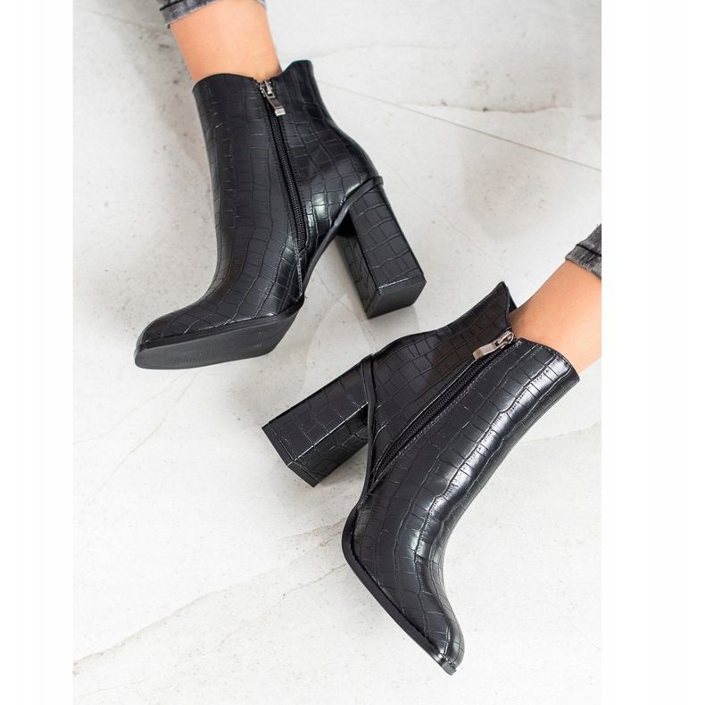 Goodin Ghete de moda negru 2 Goodin Ghete de moda negru 2