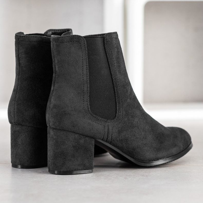 J. Star Tocuri înalte calde negru 1