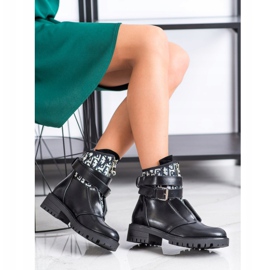 Seastar Genți cu fermoar la modă negru 1