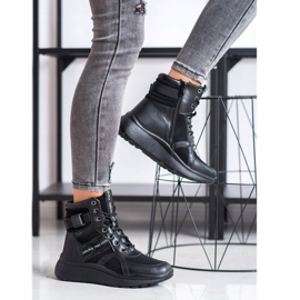 SHELOVET Ghete sport izolate negru 1