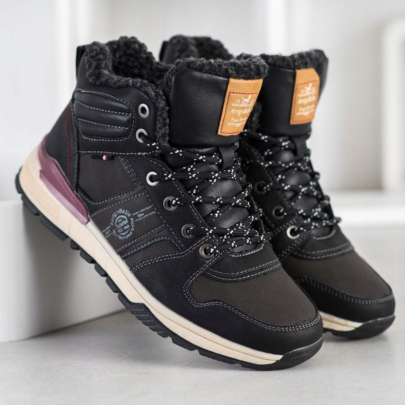 Arrigo Bello Pantofi de trekking negri negru 1