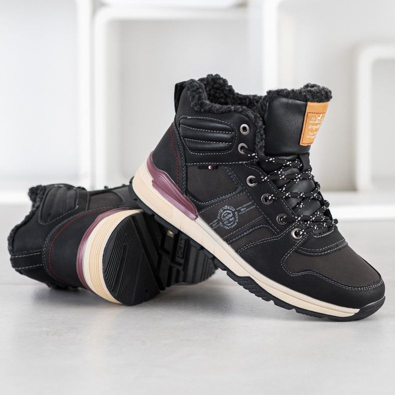 Arrigo Bello Pantofi de trekking negri negru 2