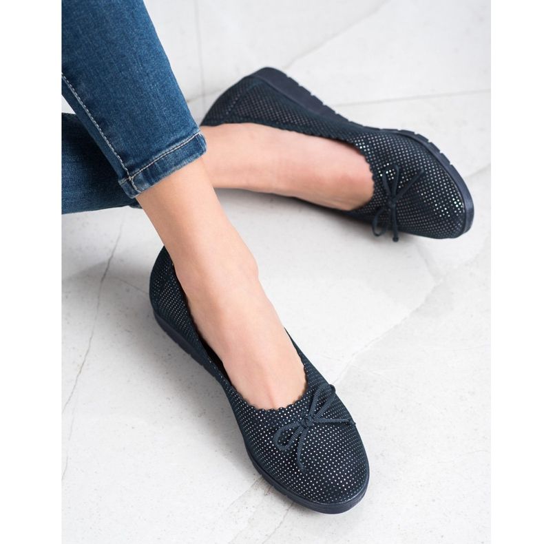 Filippo Ballerine elegante cu scurt albastru marin albastru 1