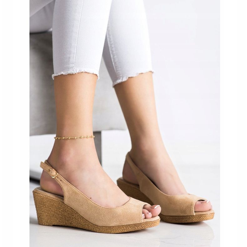 Goodin Sandale cu toc casual maro 1