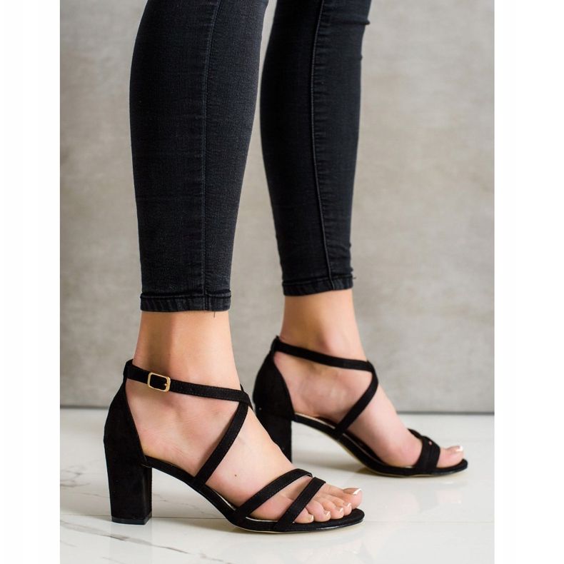 Goodin Sandale pe o bară negru 1