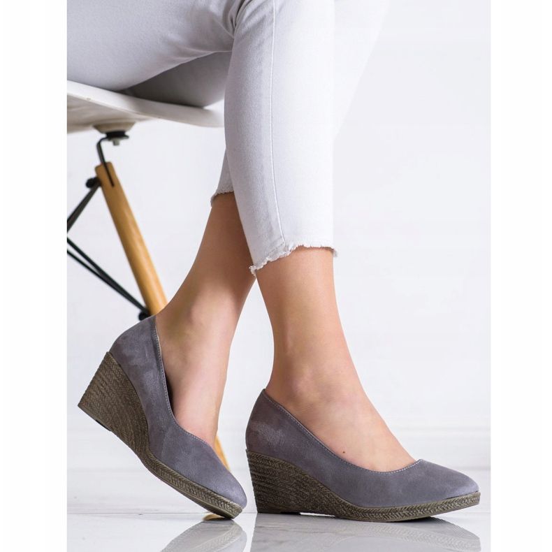 Goodin Pompe cu pană ușoară gri 2 Goodin Pompe cu pană ușoară gri 2