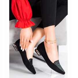 Goodin Pompe cu vârf la modă negru 1