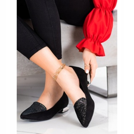 Goodin Pompe cu vârf la modă negru 2