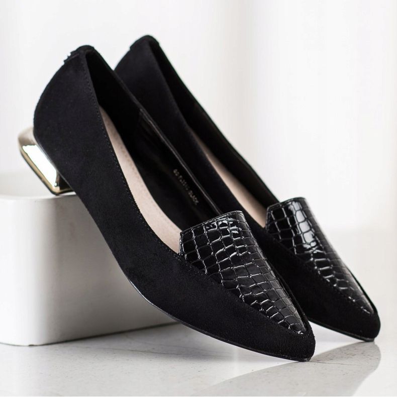 Goodin Pompe la modă în Spitz negru 2