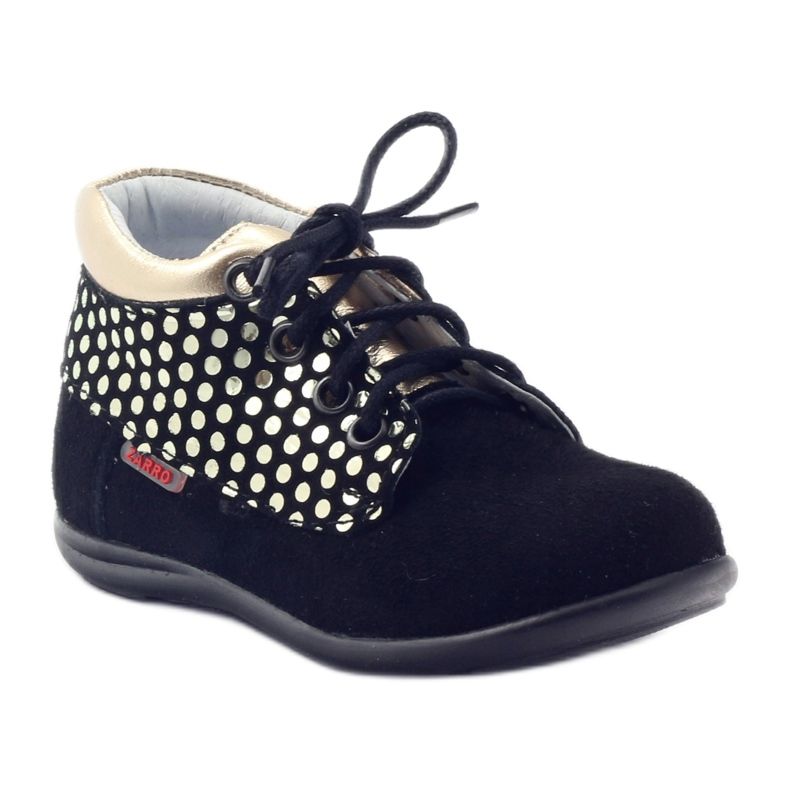 Ghete fete Zarro 82/4 negru auriu de aur 1