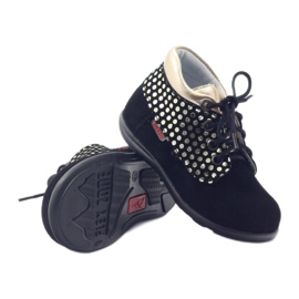 Ghete fete Zarro 82/4 negru auriu de aur 3