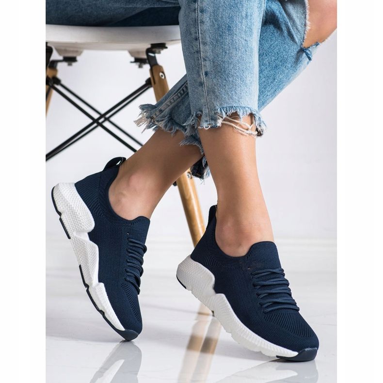 Adidași pentru femei Big Star DD274581 albastru marin 2