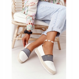 Espadrile pe talpă împletită Big Star HH274480 Alb 2
