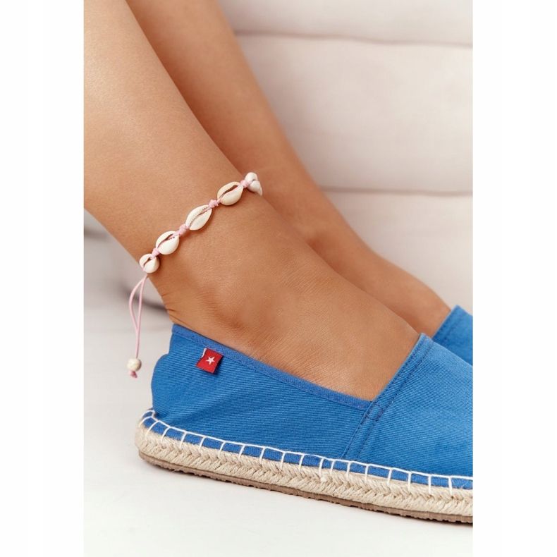 Espadrile pe talpă împletită Big Star DD274A152 Albastru 1
