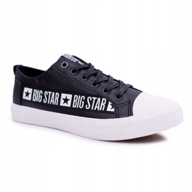 Adidași pentru bărbați Big Star Black EE174069 alb negru 3