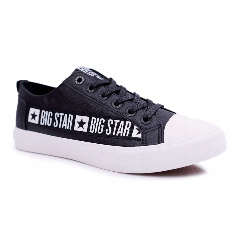 Adidași pentru bărbați Big Star Black EE174069 alb negru 3
