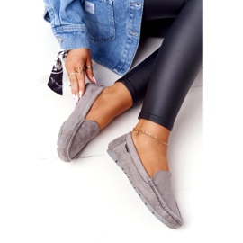 PH1 Mocasini din piele de damă gri San Marino 2