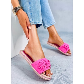 Papuci de damă fucsia CK159 Fushia roz 2