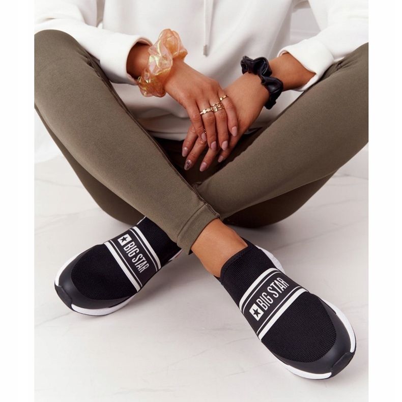 Încălțăminte sport Slip-On Memory Foam Big Star HH274536 Negru 1