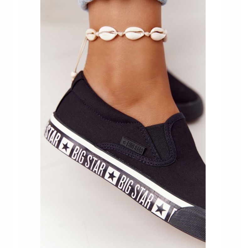 Adidași de damă Slip-on Big Star HH274012 Negru 1