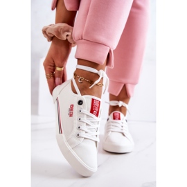 Adidași pentru femei Big Star HH274059 Alb 2