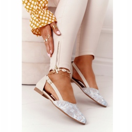 Piele Maciejka 4972A-04 Balerini bej 2