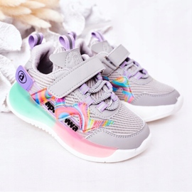 Apawwa Încălțăminte sport pentru copii Adidași Gri Jump Jump multicolor 1