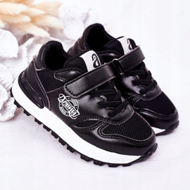 Apawwa Încălțăminte sport pentru copii Adidași negri Skatepark negru 2