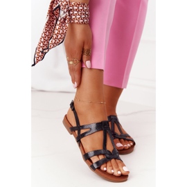 S.Barski Sandale elegante S. Barski 541-A1 Negru 1