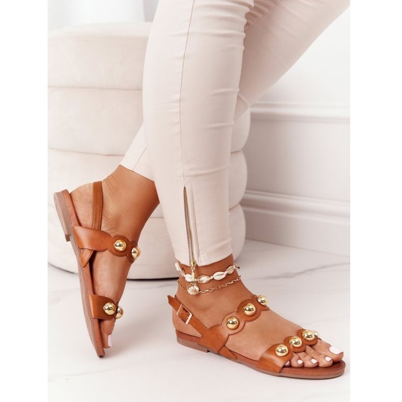 Sandale cu jeturi S.Barski 541-52 Maro 1