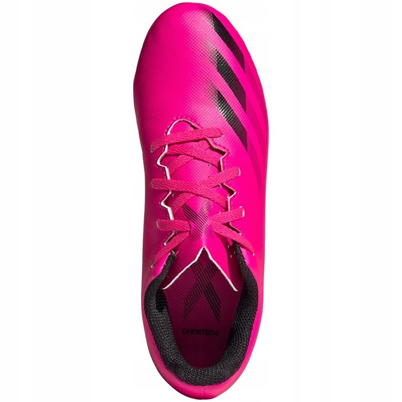 Ghete de fotbal adidas X Ghosted.4 FxG roz FW6950 1