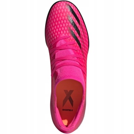 Ghete de fotbal Adidas X Ghosted.3 Tf FW6940 roz roz 1